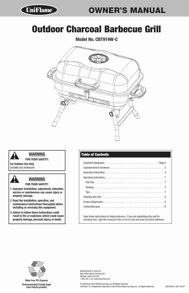 Blue Rhino Charcoal Grill CBT914W-C-page_pdf